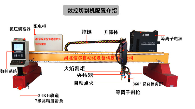 感应开关与数控火焰切割机升降调节器