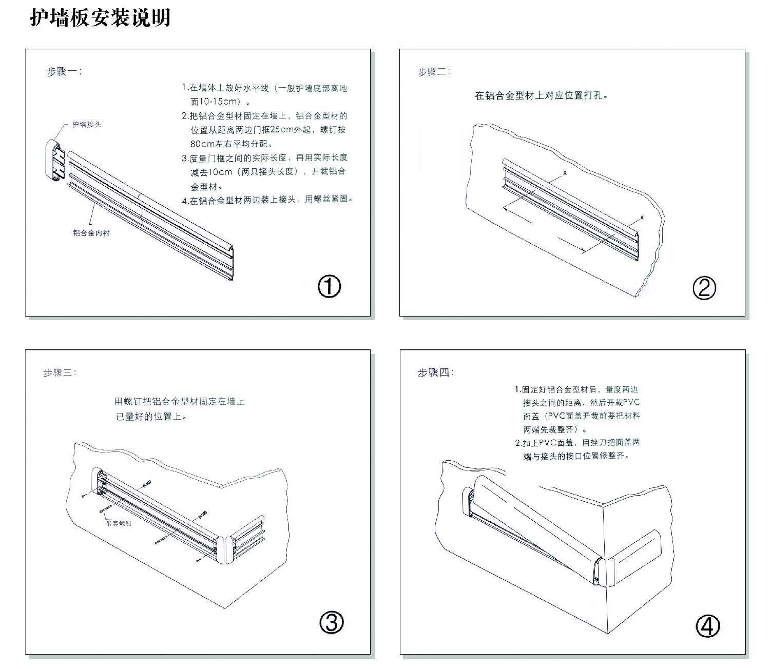 假发与食品模型与护墙板工艺安装步骤包括