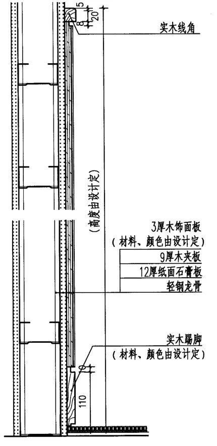 通信电缆与成品护墙板安装工艺