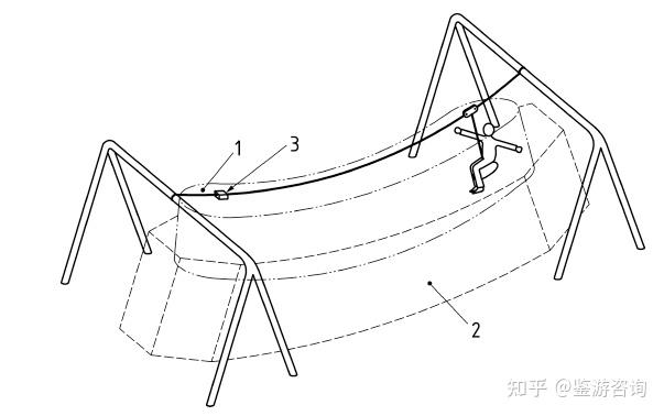 金属丝绳与滑梯的折法