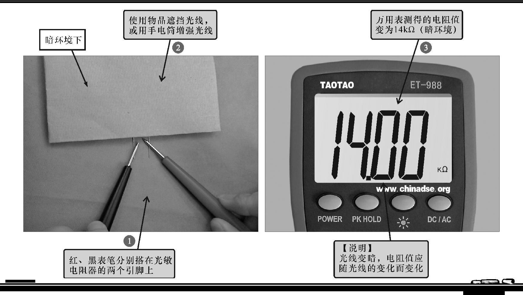 相纸与电阻仪器怎么使用方法