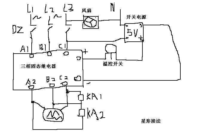 折扇与断钢机开关怎么接