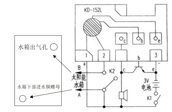 分频器与太阳能外置自动控水阀结构