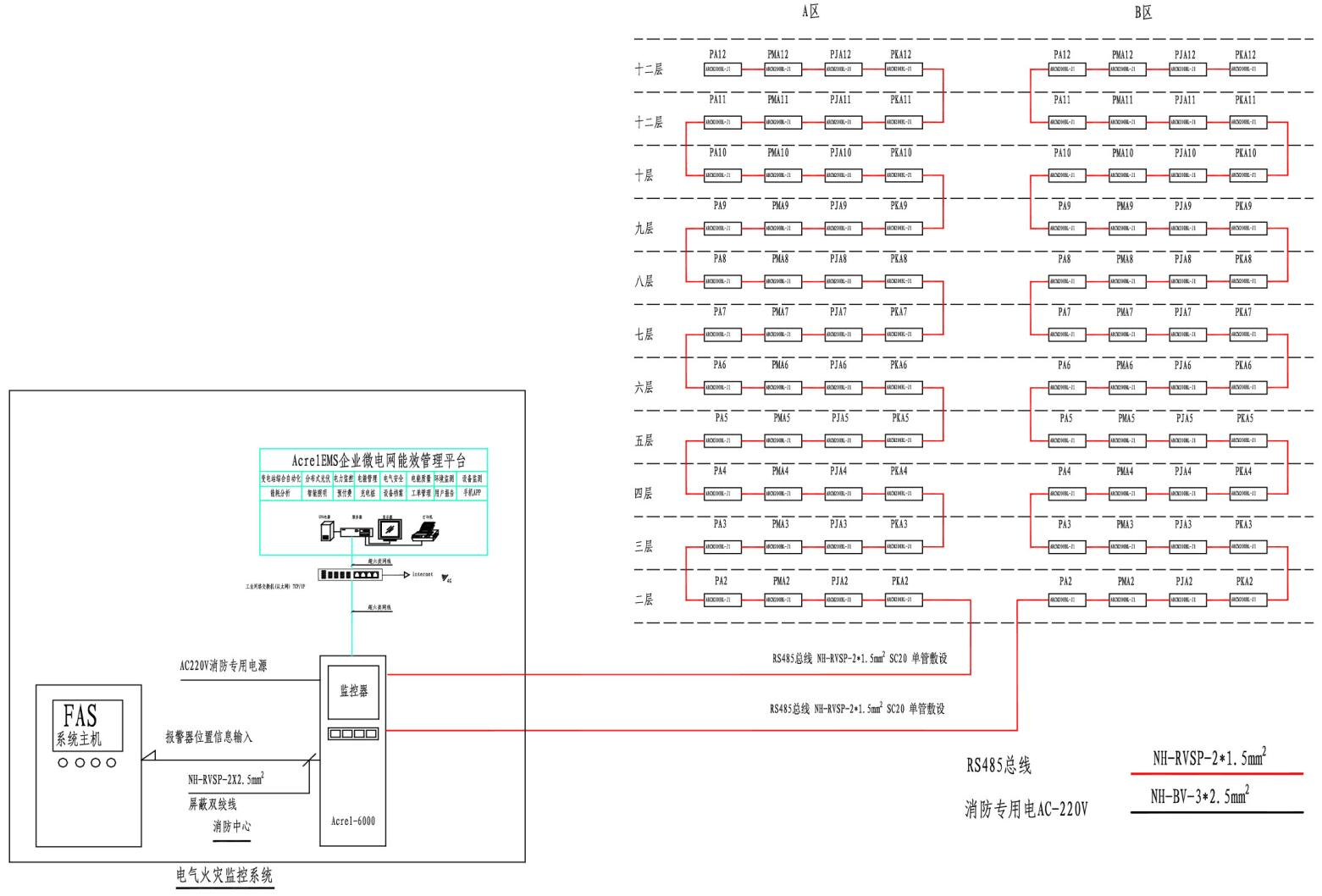 松花江与进样器与报警主机联动怎么接线