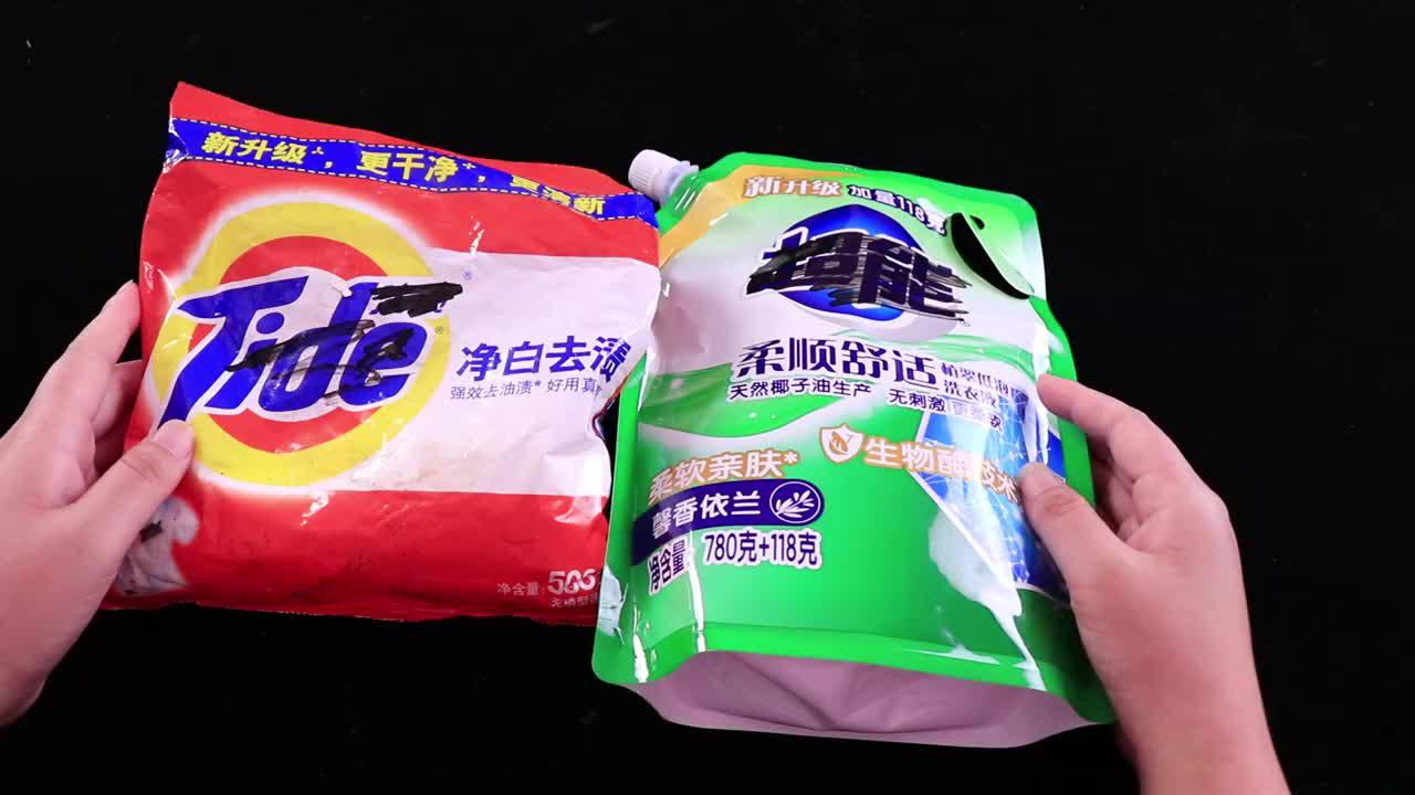 洗衣粉与其他食品饮料