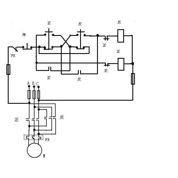 电子加工与皮带正反转电路图
