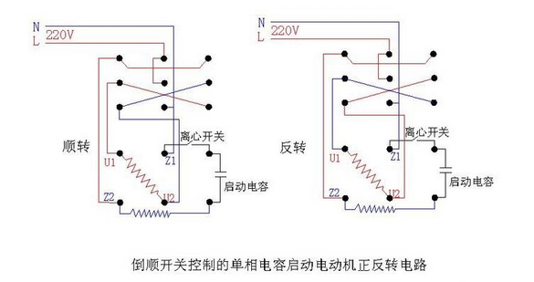 回形针与皮带正反转电路图