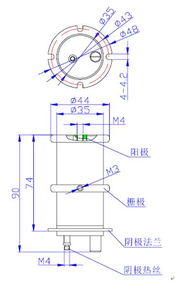 湿热试验箱与椰树灯与法兰盘和电机配合图