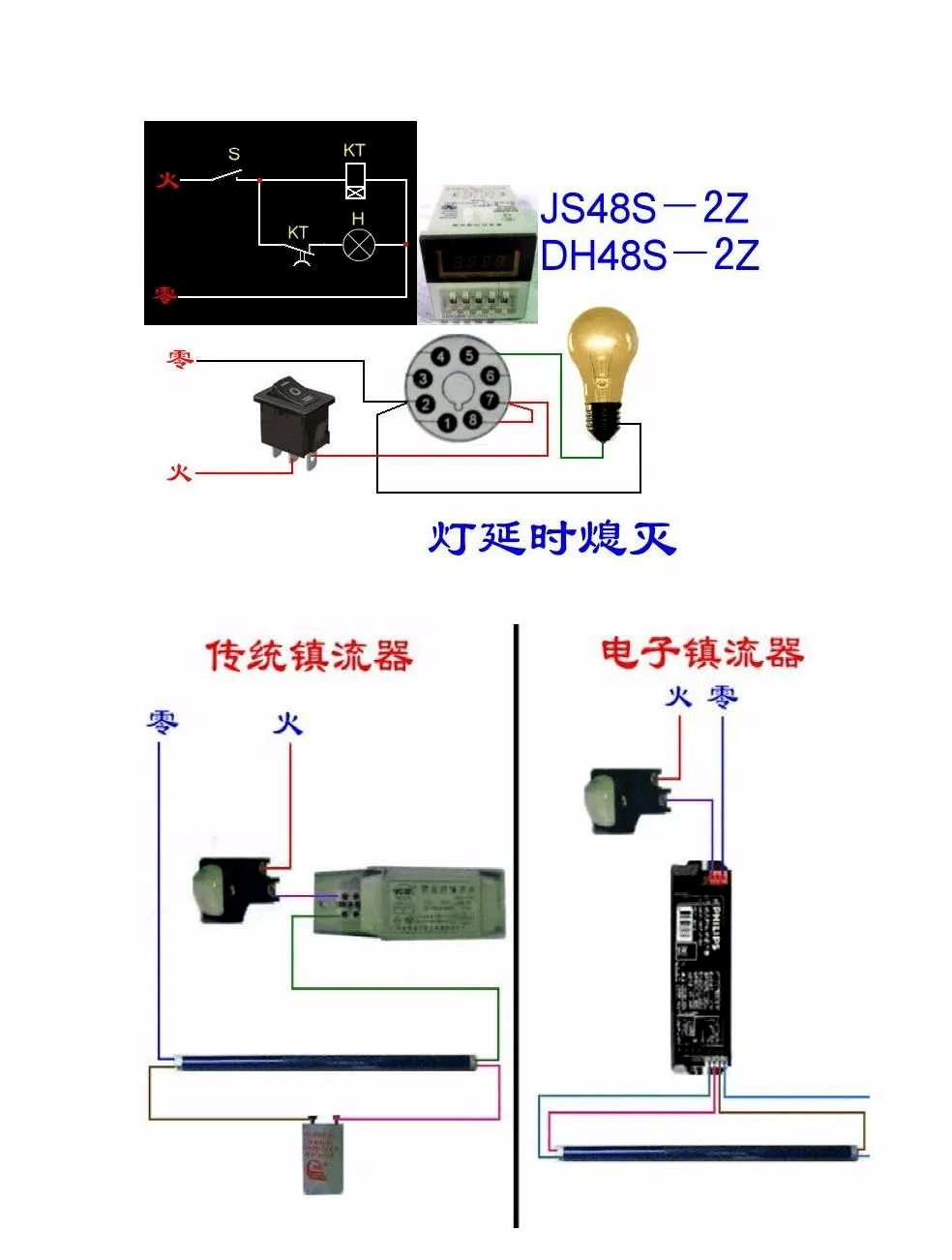 电工仪器仪表与磁吸灯信号线怎么接