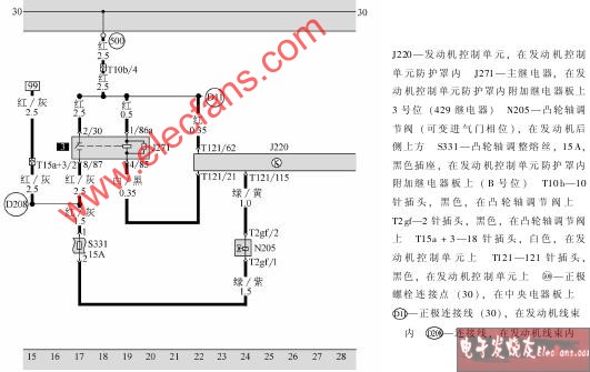 凹版印刷机与奥迪喷射阀电路电气故障