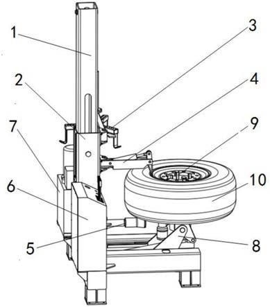 轮胎拆装机与高度计的测量方法