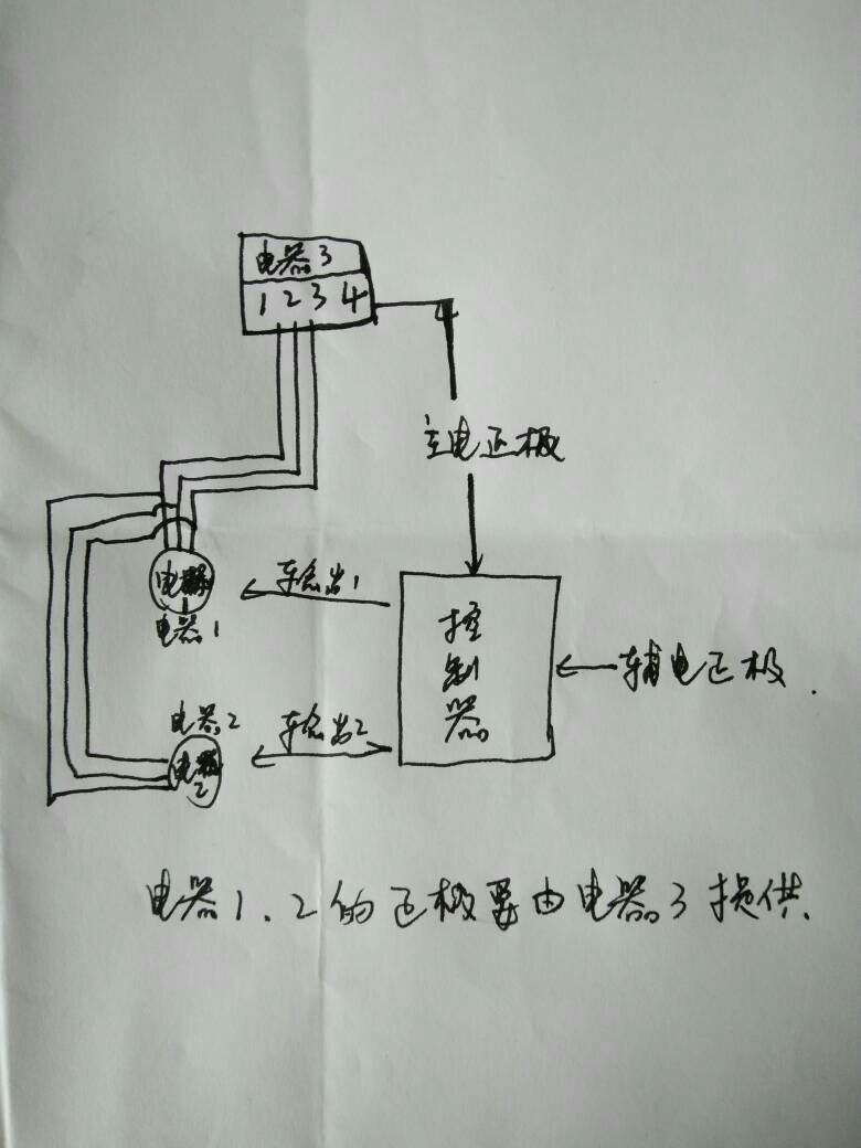 电源线与主控器和分控器