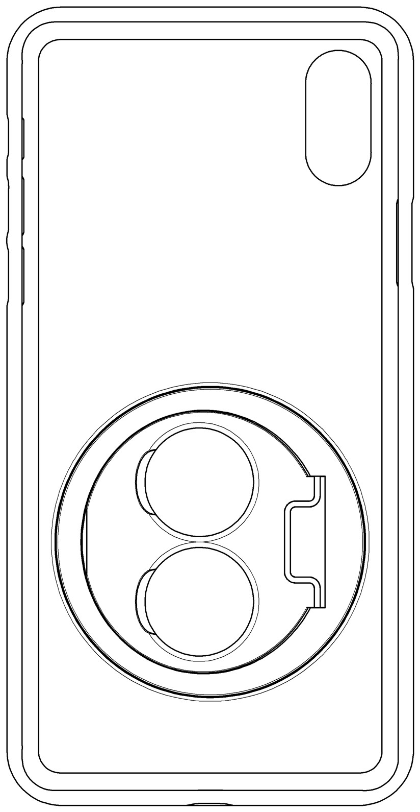 硅胶手机套与钟表颜色简笔画