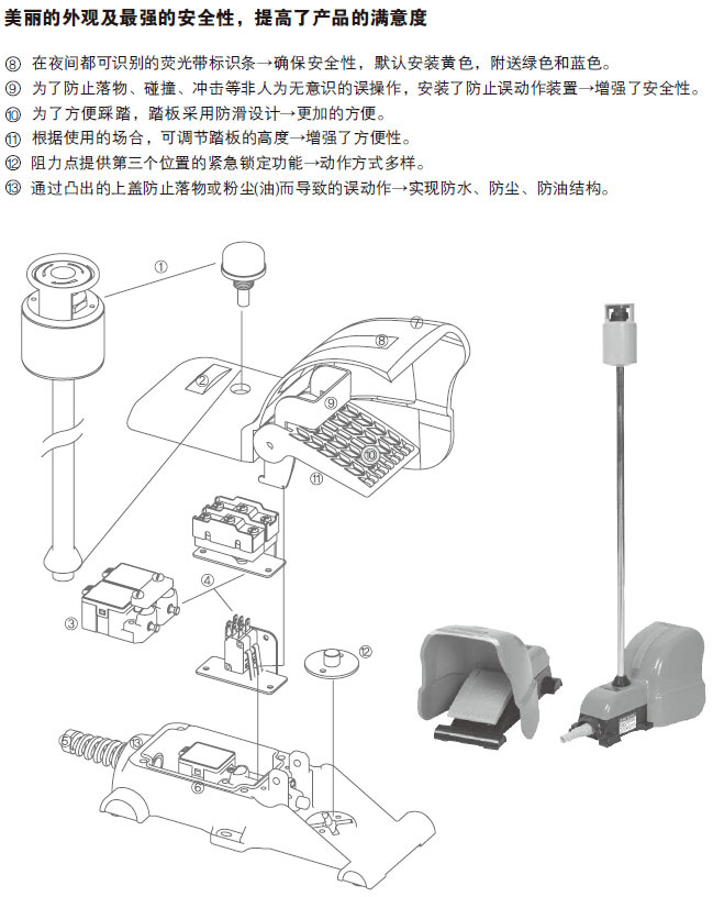 HDPE与脚踏开关原理