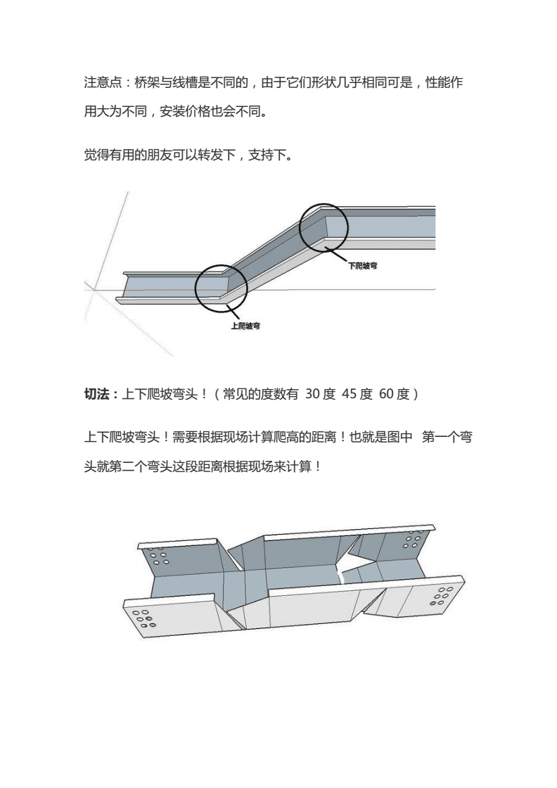 刀开关与这种桥架弯头,很多新手都不会做