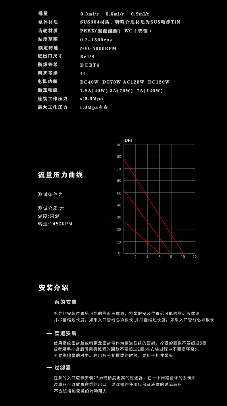 水性/粉末涂料与齿轮泵实验报告