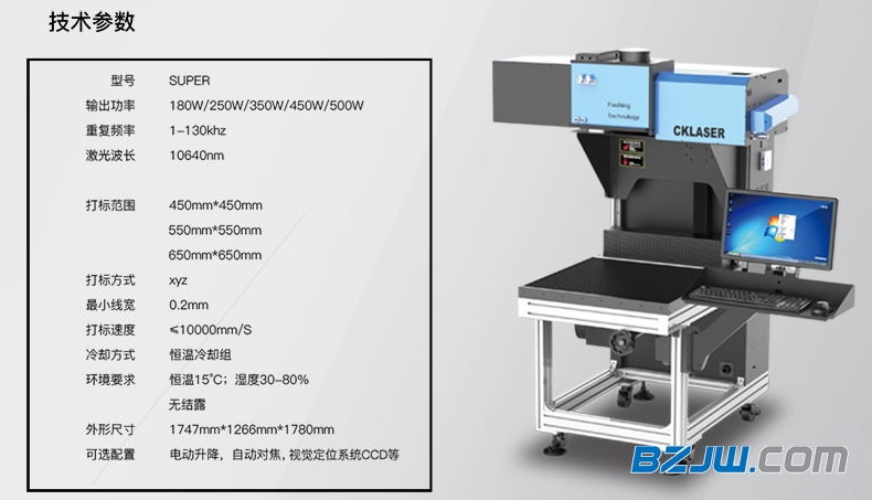 大幅扫描仪与塑料袋激光打标