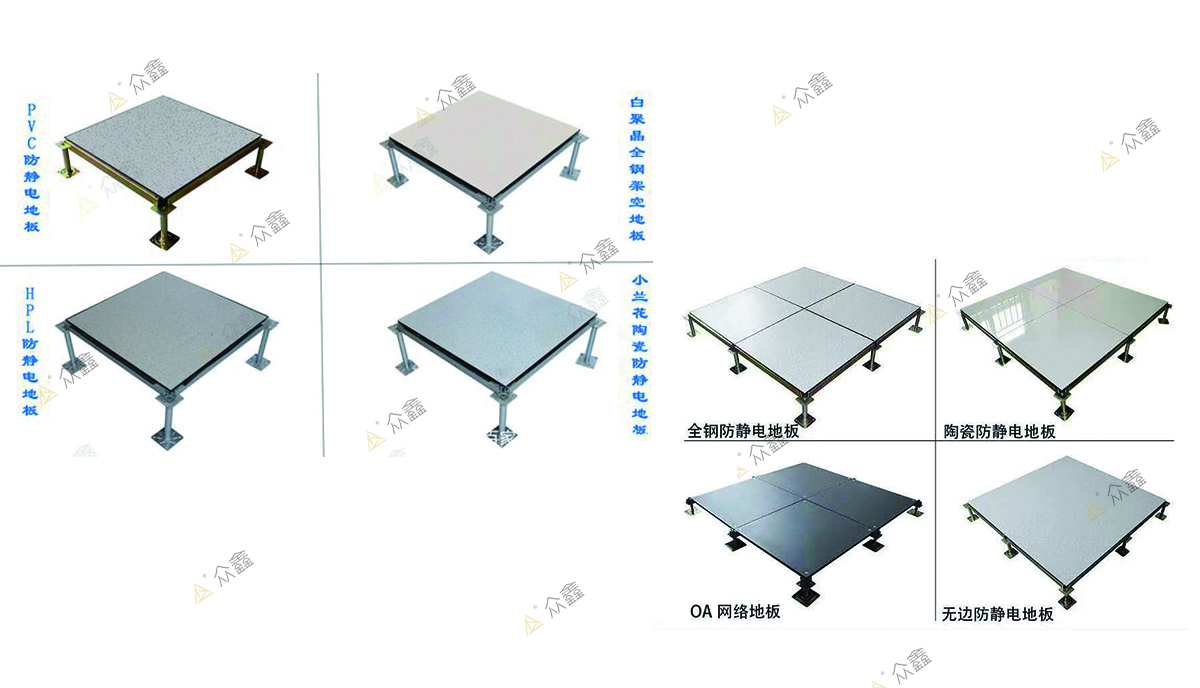 其它铝材与陶瓷防静电地板做法