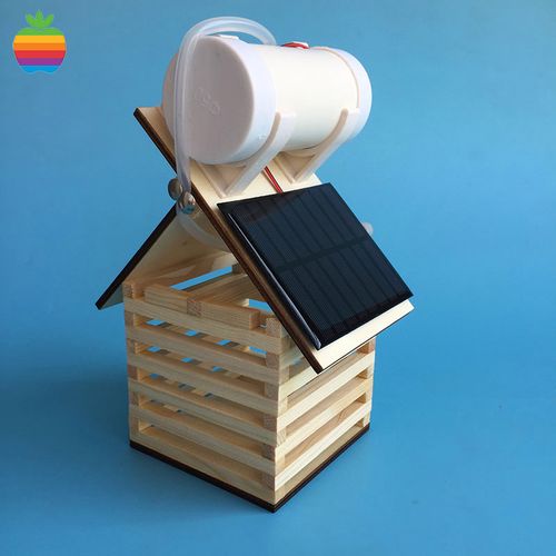 椰树灯与太阳能热水器怎么做手工制作