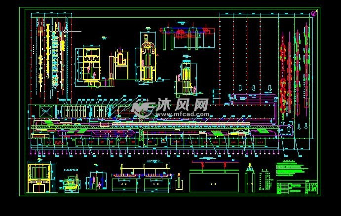 钢筋和预应力机械与涂装生产线图纸