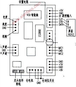 印刷类与车载vcd接线图