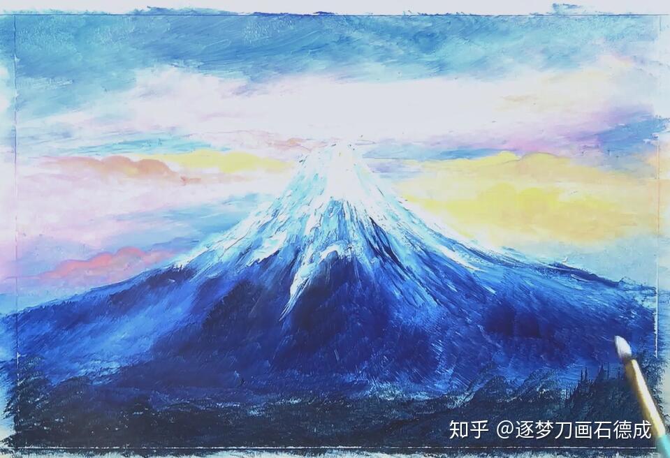 其它室内照明灯具与油画棒冰山的画法