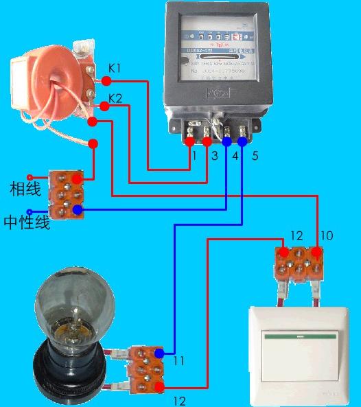 小灵通电话与取样电流互感器s1s2怎么接