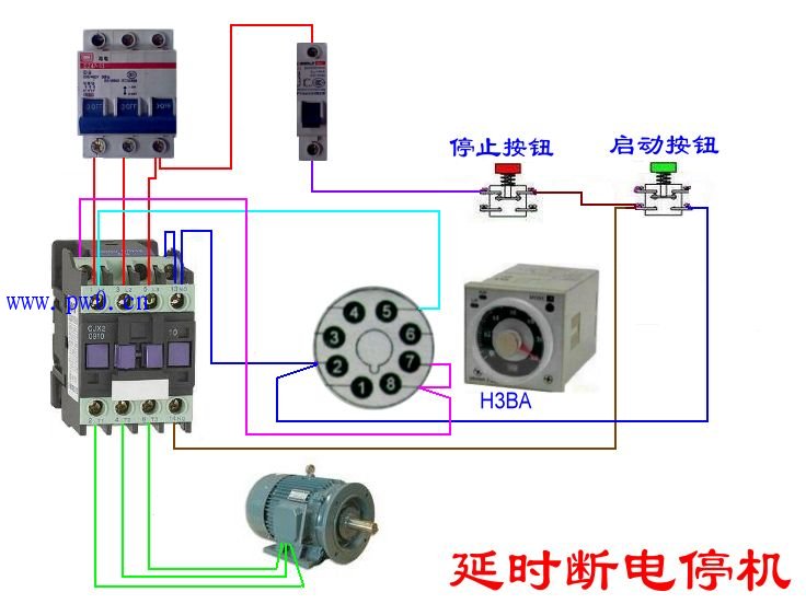 电动坡口机与继电器模组怎么接线