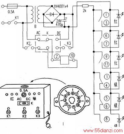 其它机械量仪表与其它模具与继电器与风扇接线图