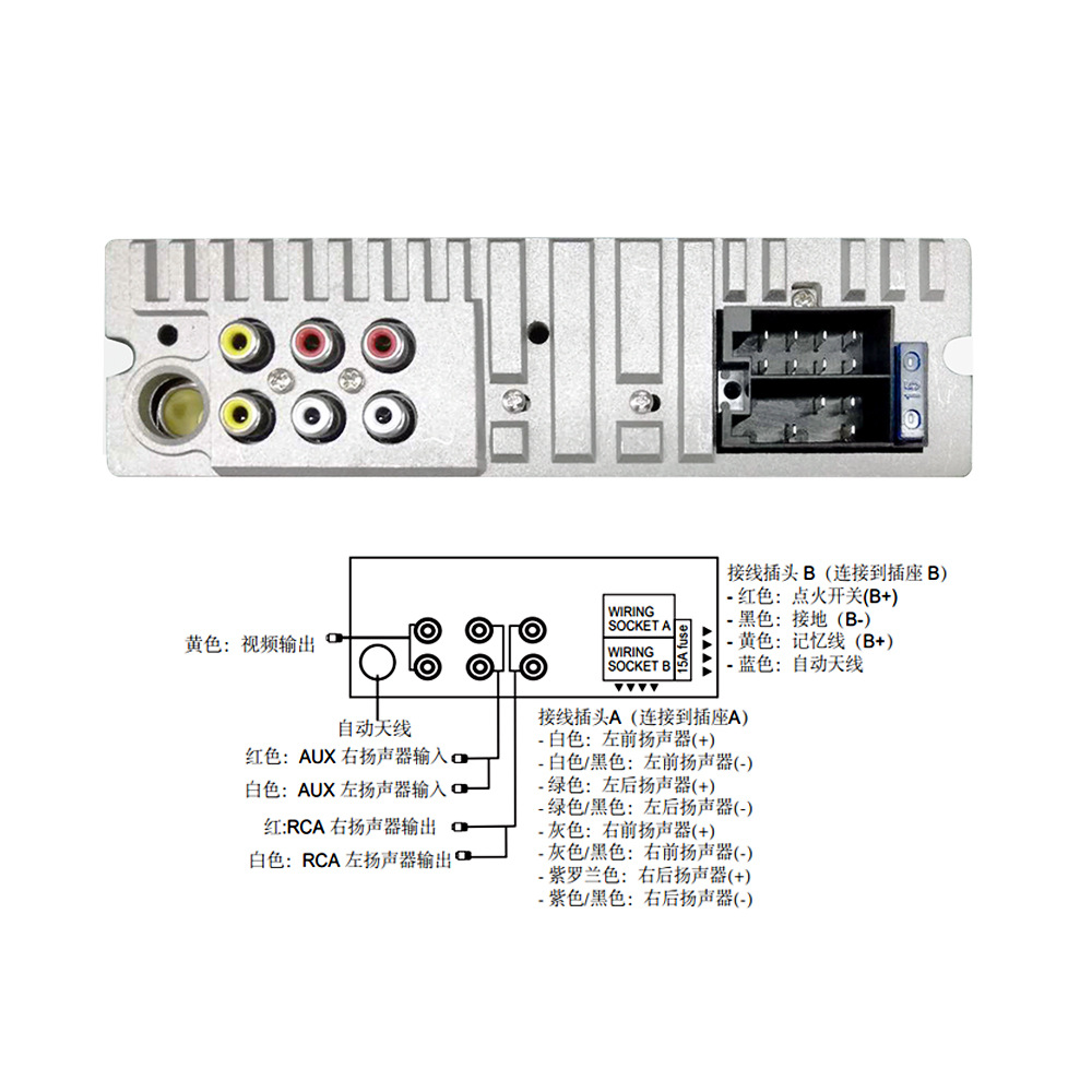 名片盒与车载碟机怎么接线