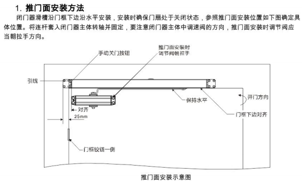 落地灯与闭门器接线