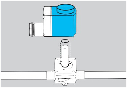 手动阀与线圈安装的步骤