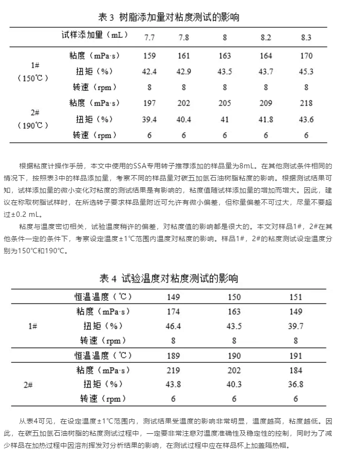 席子与不饱和树脂黏度测试实验