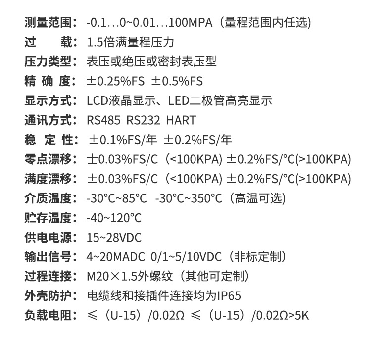 激光设备与压力变送器对应电流如何算压力