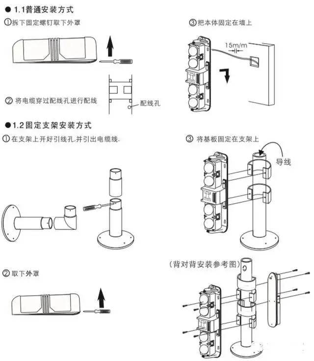 云母片与报警对射安装