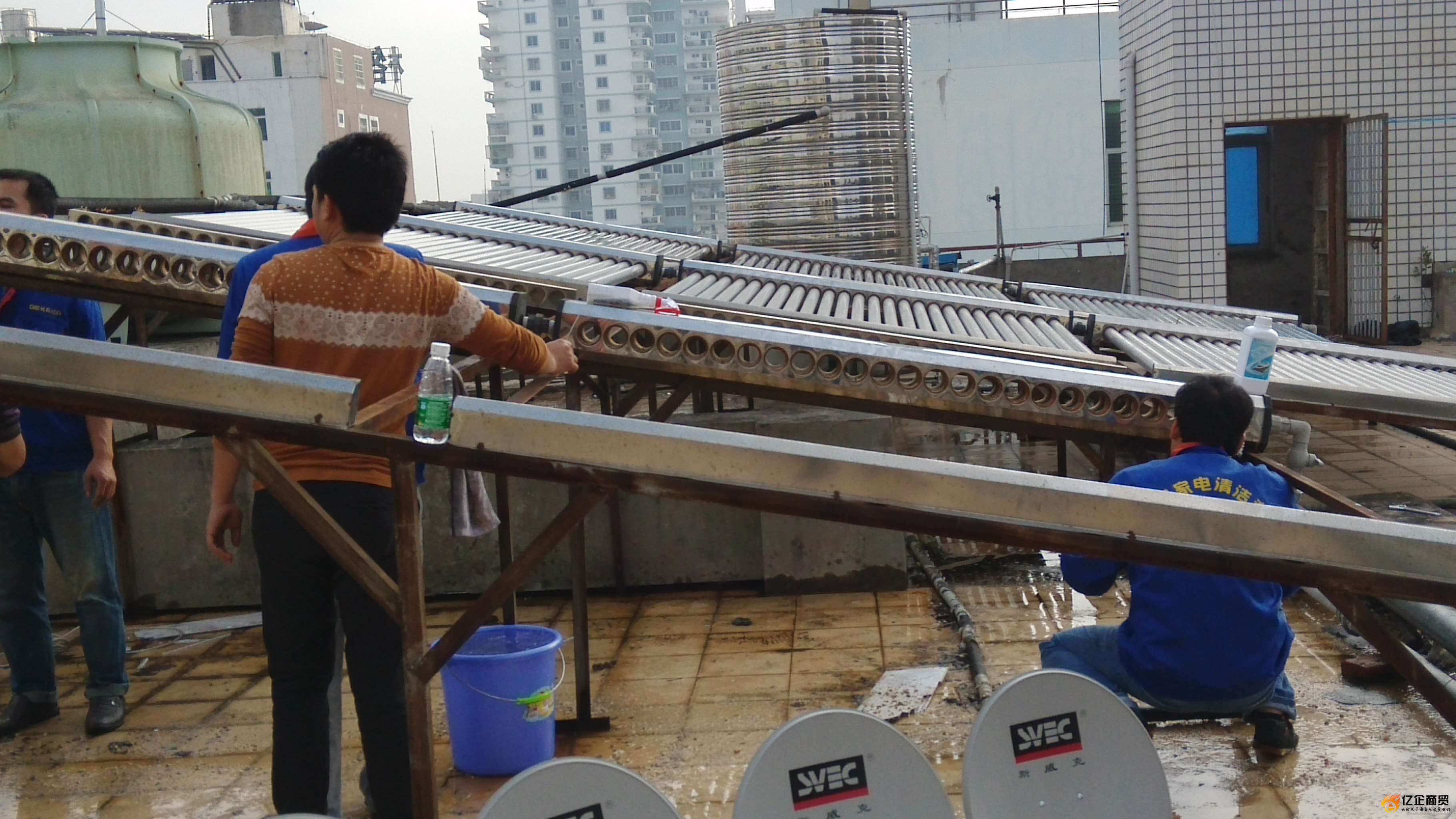 石材加工与太阳能真空管改造利用