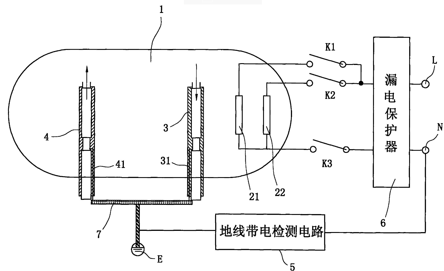 保温容器与导航供电线路