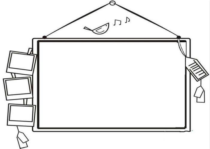 其它摄像器材与黑板花边边框图片
