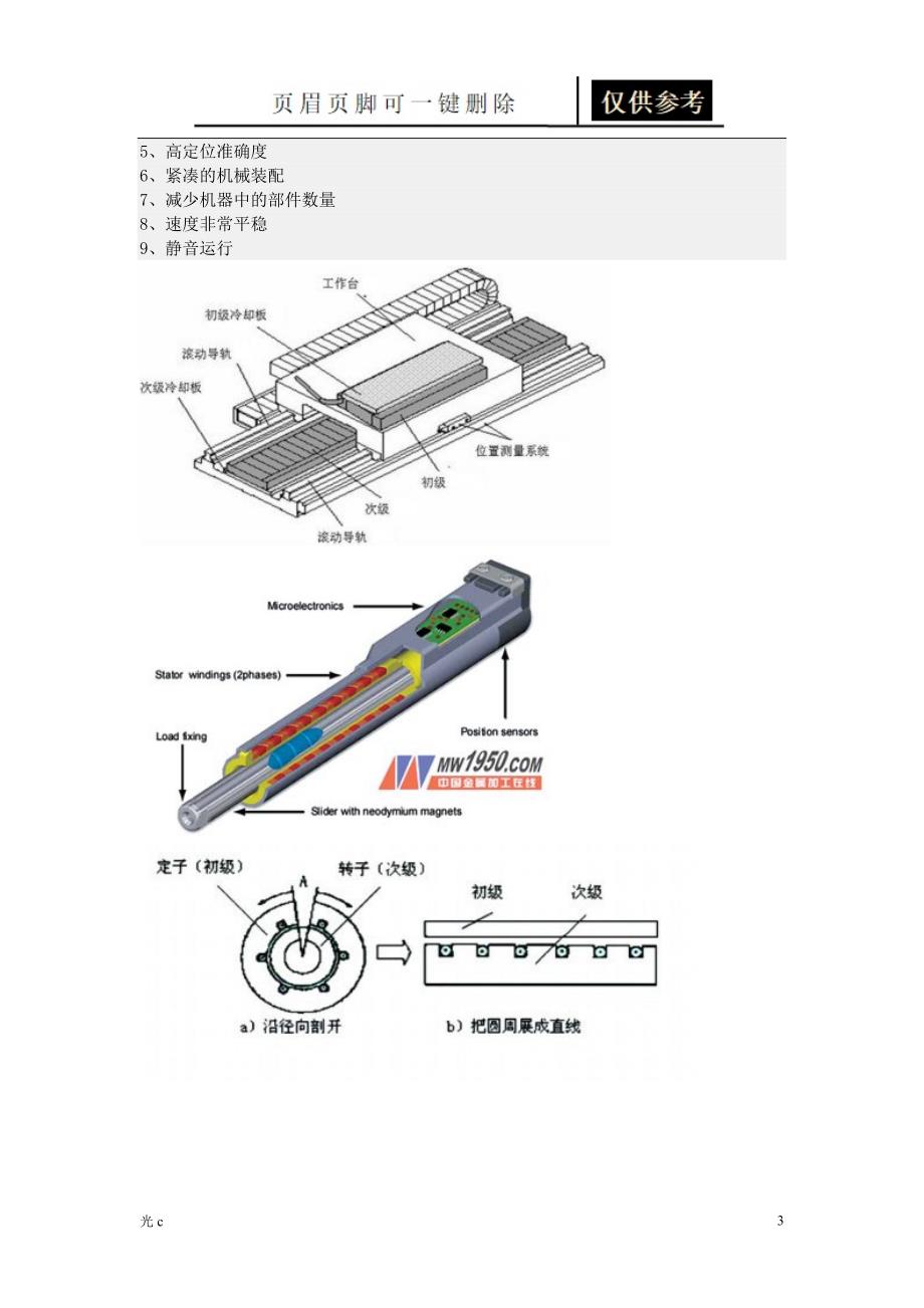 其它模具与直线电机视频教程