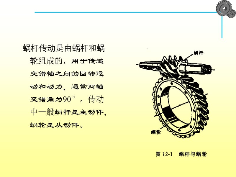 塔丝隆与蜗杆传动装置