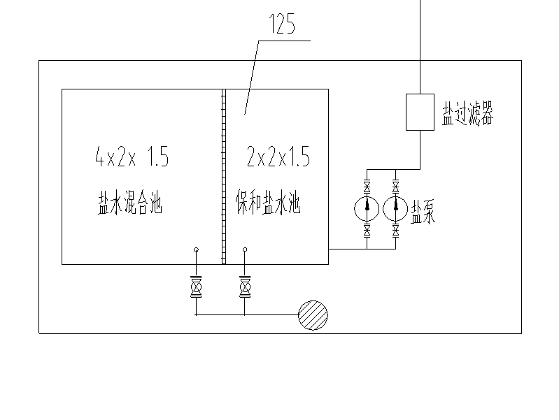 软化水设备与刹车灯控制电路简图