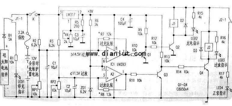 电脑相关产品与太阳能路灯充电板电路图