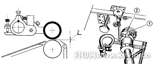 链轮与安全阀与08单色胶印机连接方法