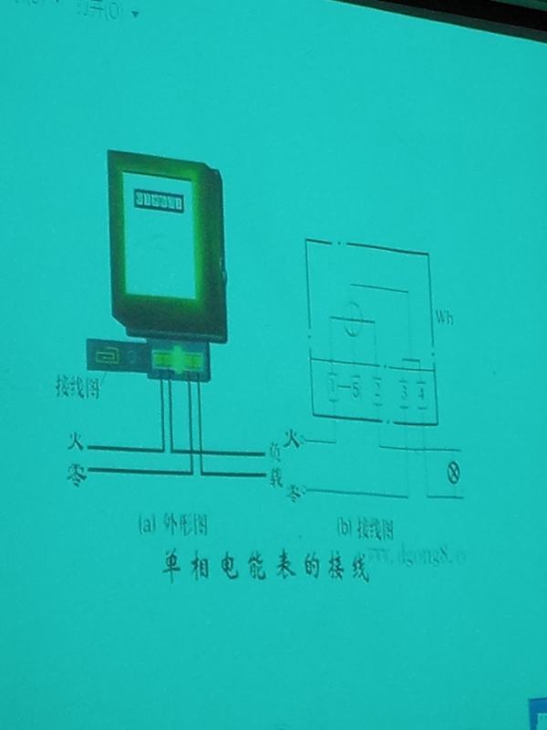 盆景与家用电子表接线图示意图