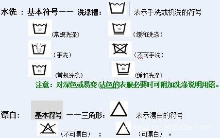 蓝宝石与洗涤标志国标