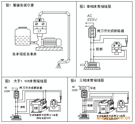 推车与电磁式水流开关