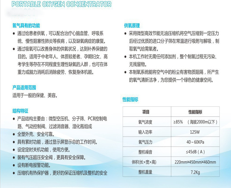 氧气机与乳胶胶膜性能