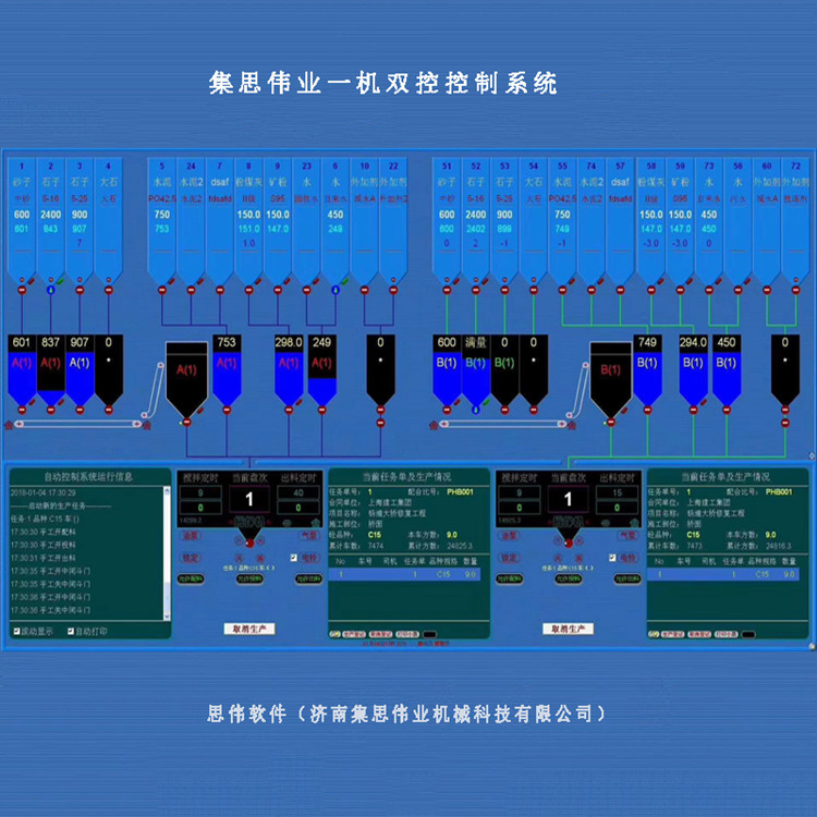 遥控IC与混凝土搅拌站一套多少钱