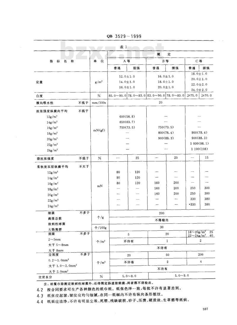 其它工程与建筑机械与面巾纸gb15979