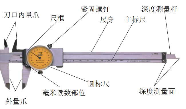 水钻与游标卡尺怎么测量槽宽